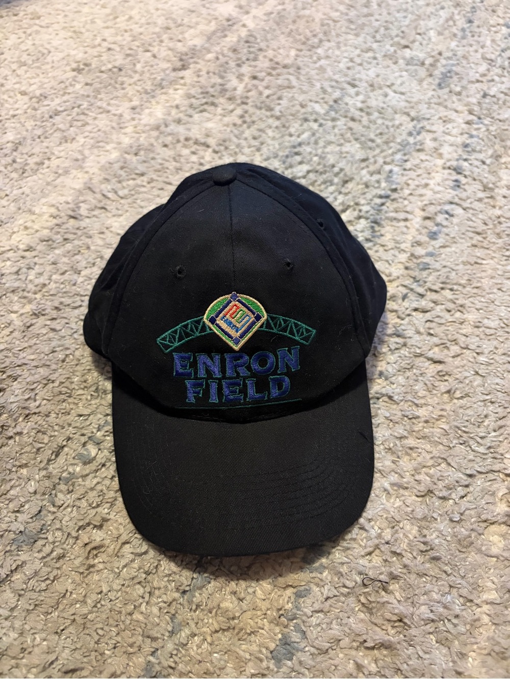 Vintage Enron Field Inaugural Game Snapback Hat 2000 Houston Astros Y2K BD&A⁠